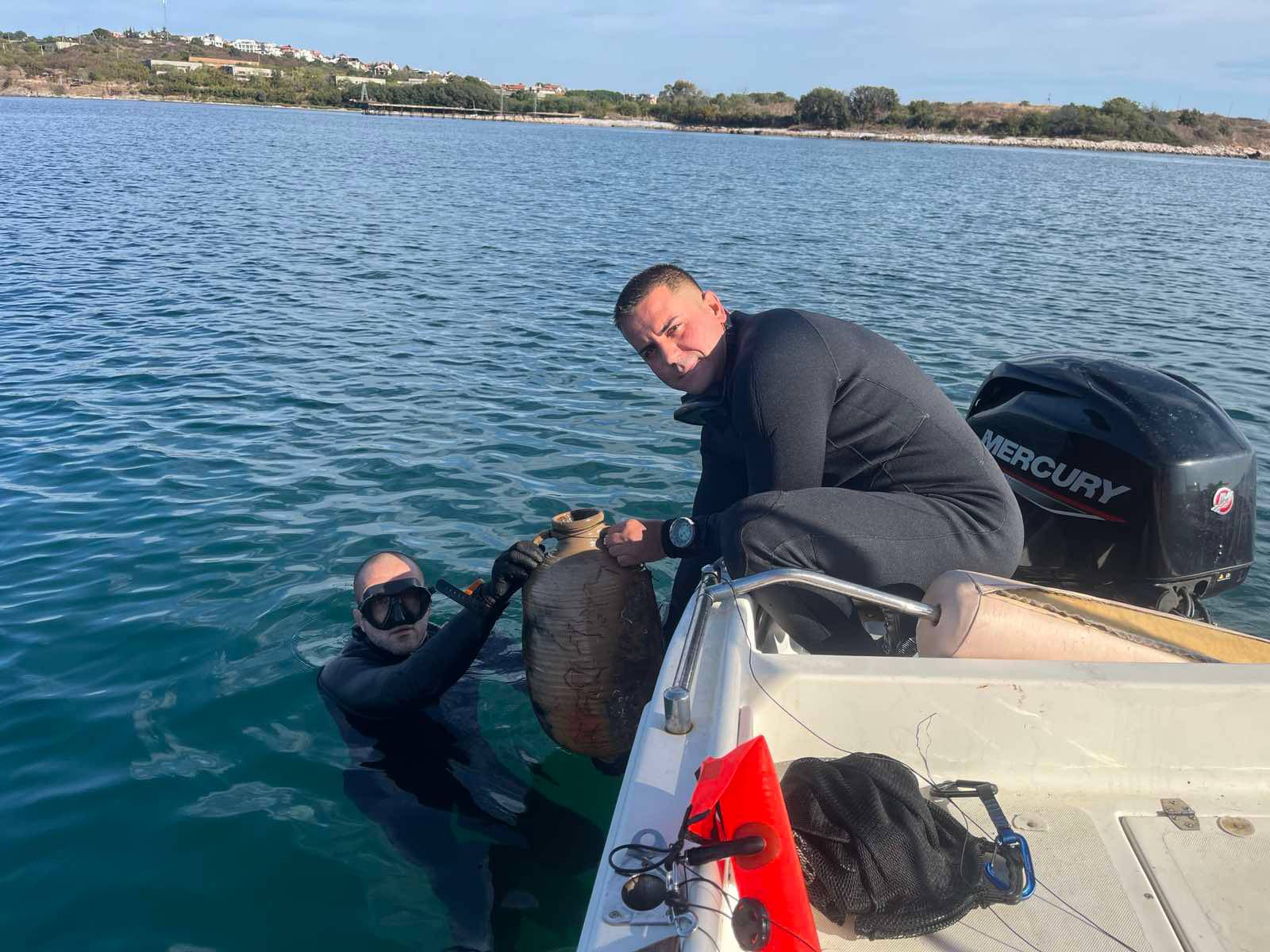  Късноантична амфора от акваторията на крепостта Хрисосотира 